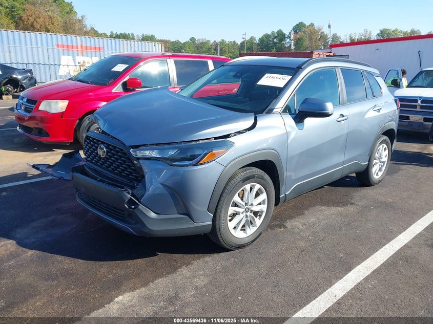 2022 Toyota Corolla Cross Le VIN: 7MUCAAAGXNV016289 Lot: 43569436