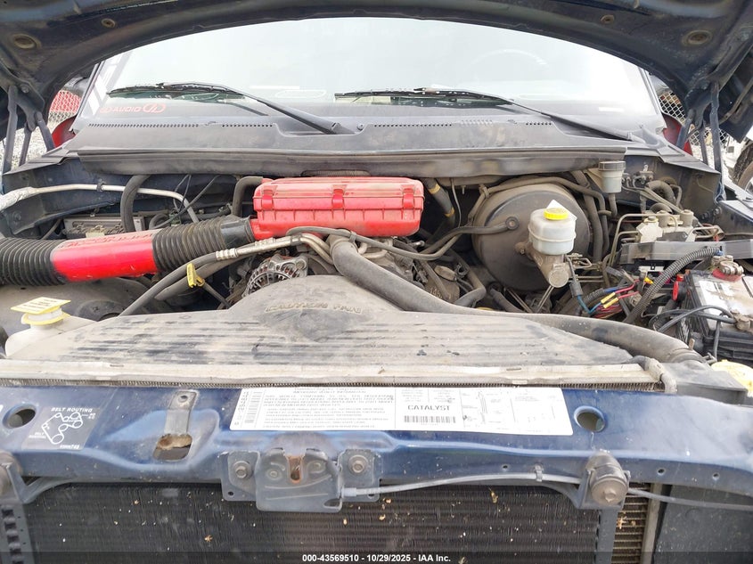 2001 Dodge Ram 1500 St/Ws VIN: 1B7HC16X41S286994 Lot: 43569510