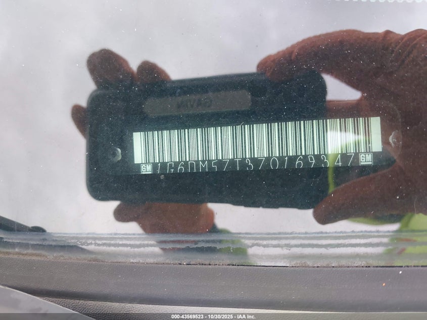 2007 Cadillac Cts Standard VIN: 1G6DM57T370169347 Lot: 43569523