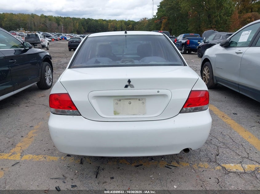 2006 Mitsubishi Lancer Es/Se VIN: JA3AJ26E56U060680 Lot: 43569533