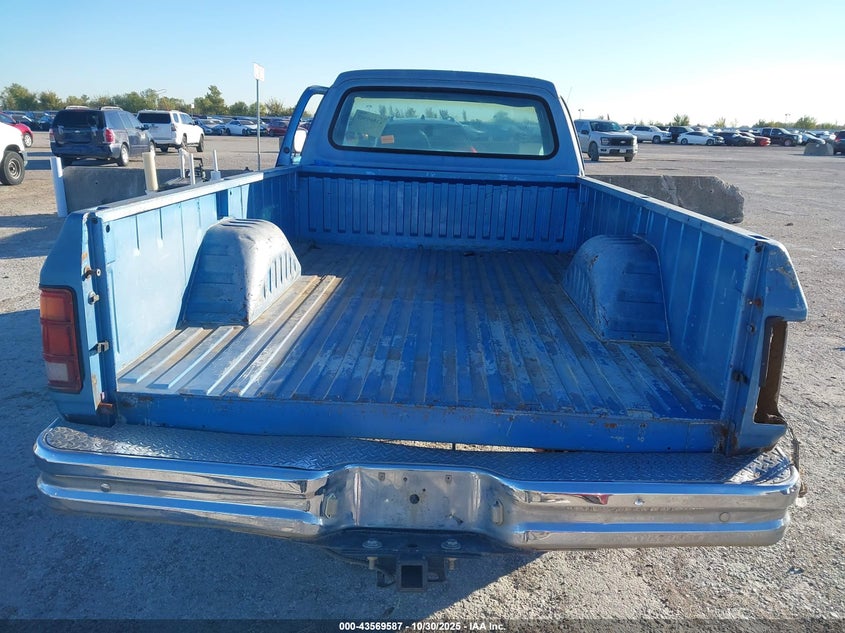 1B7GE16Y1MS217408 1991 DODGE D/W SERIES photo no. 8