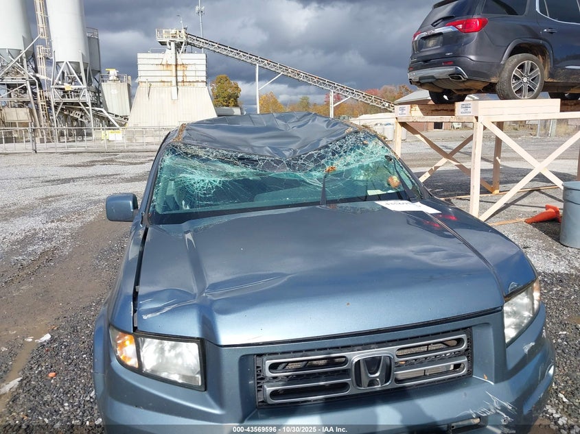 2007 Honda Ridgeline Rts VIN: 2HJYK16447H545553 Lot: 43569596