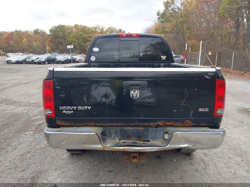 2006 Dodge Ram 2500 Slt/Trx4 Off Road/Sport/Power Wagon VIN: 3D7KS28D06G162999 Lot: 43569735