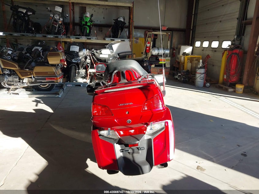 2012 Honda Gl1800 VIN: JH2SC68L3CK000303 Lot: 43569743