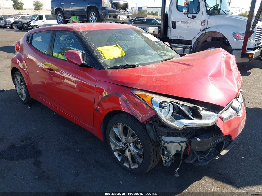 2017 HYUNDAI VELOSTER - KMHTC6AD4HU308202