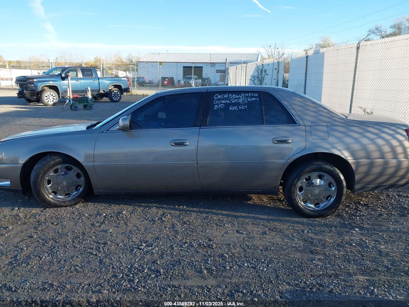 2000 Cadillac Deville Dhs VIN: 1G6KE57Y7YU252872 Lot: 43569792