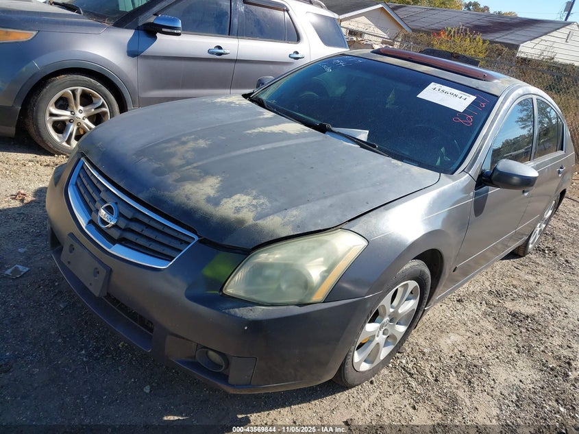 2008 Nissan Maxima 3.5 Sl grey sedan gasoline 1N4BA41E78C827727 photo #3