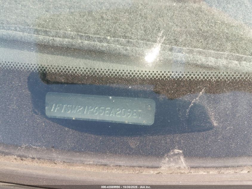 2005 Ford F-250 Lariat/Xl/Xlt VIN: 1FTSW21P65EA20987 Lot: 43569990