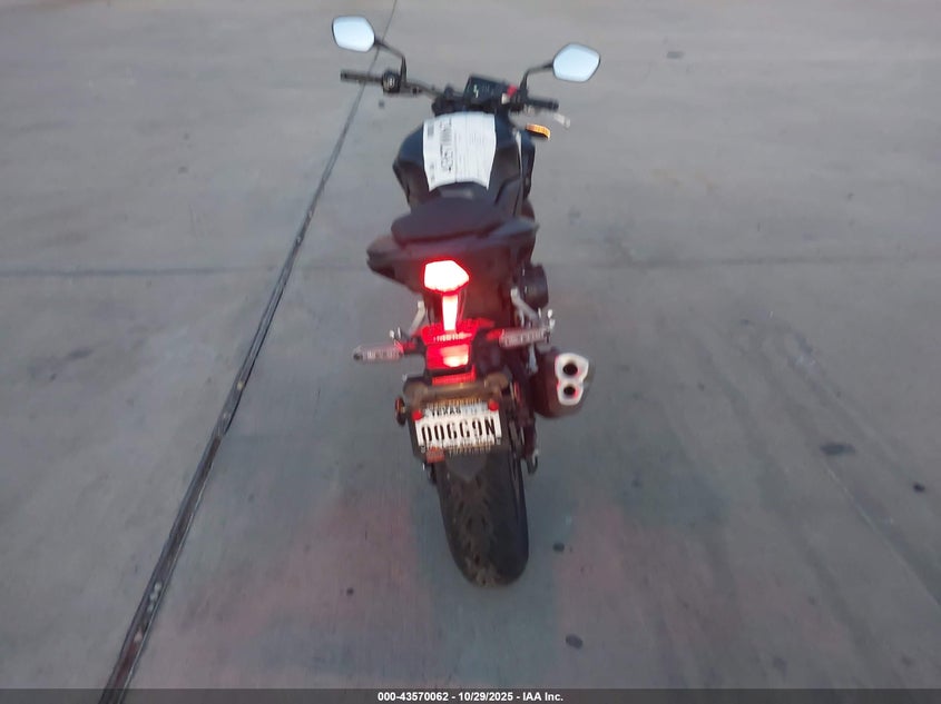 2025 Honda Cb500 F VIN: MLHPC7159S5100027 Lot: 43570062