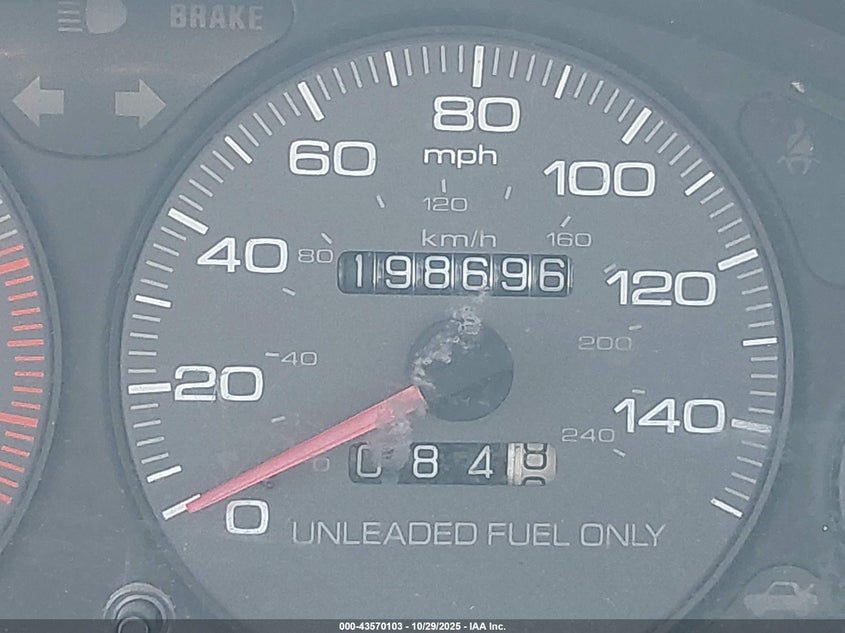 1997 Acura Integra Ls VIN: JH4DB7658VS003729 Lot: 43570103