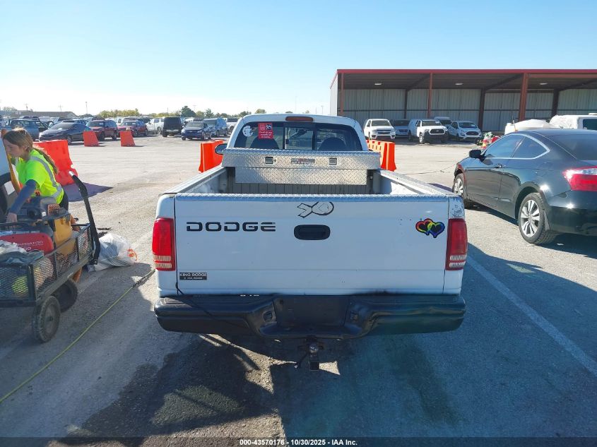 1997 Dodge Dakota Slt/Sport VIN: 1B7FL26X7VS200435 Lot: 43570176