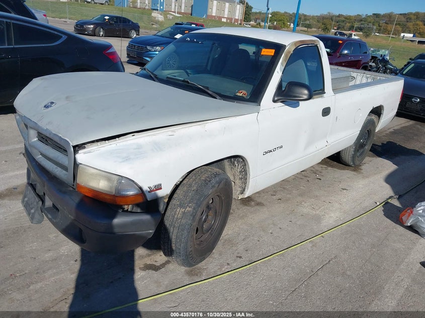 1B7FL26X7VS200435 1997 DODGE DAKOTA photo no. 2