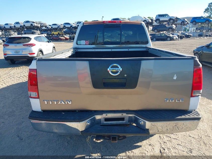 2004 Nissan Titan Se VIN: 1N6AA06A84N520552 Lot: 43570204