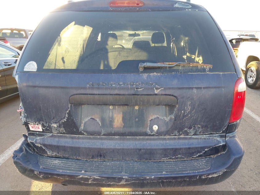 2005 Dodge Grand Caravan Se VIN: 1D4GP24R75B396702 Lot: 43570211