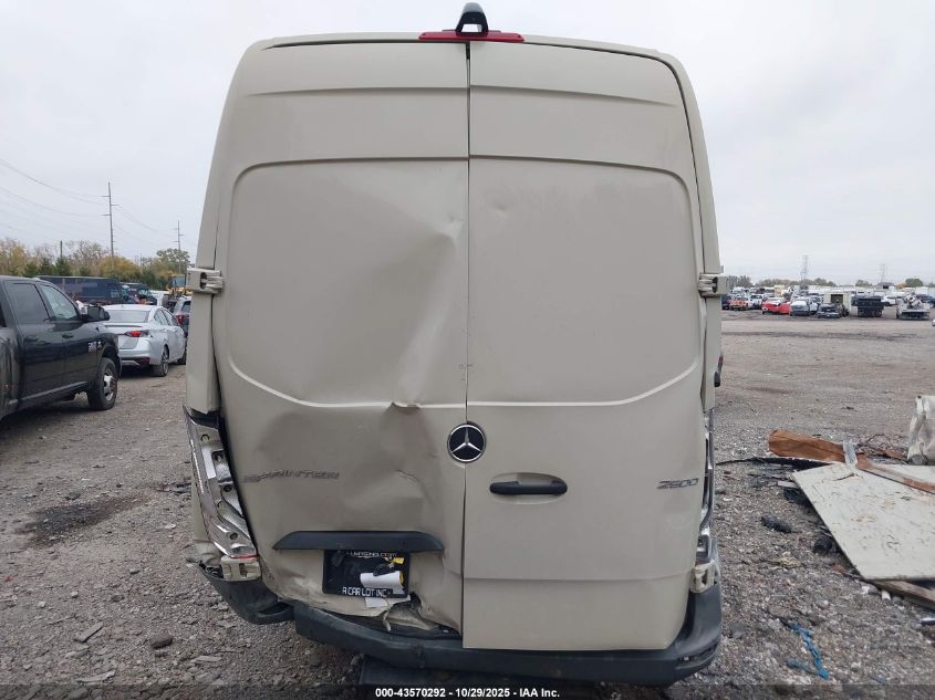 2022 Mercedes-Benz Sprinter 2500 High Roof I4 Diesel VIN: W1Y4DDHY5NT102967 Lot: 43570292