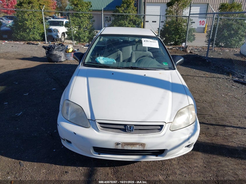 1999 Honda Civic Dx VIN: 1HGEJ6223XL076553 Lot: 43570357