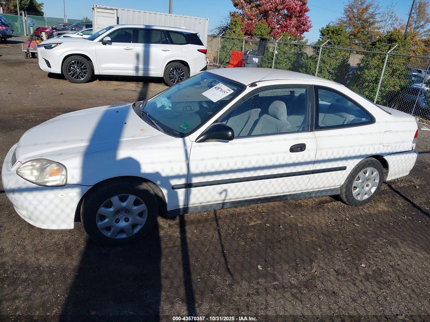 1999 Honda Civic Dx VIN: 1HGEJ6223XL076553 Lot: 43570357