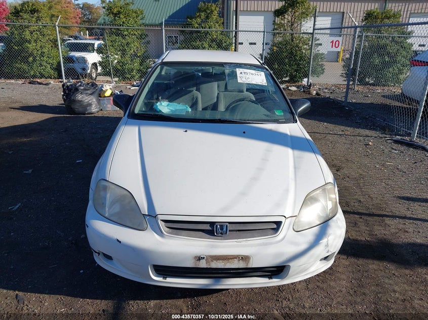 1999 Honda Civic Dx VIN: 1HGEJ6223XL076553 Lot: 43570357