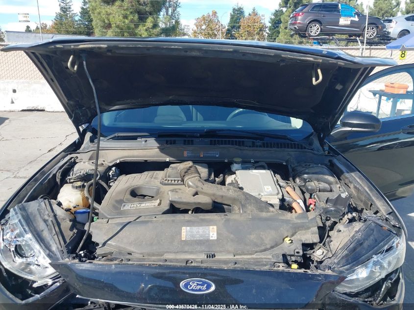 2017 Ford Fusion Hybrid Se VIN: 3FA6P0LUXHR264753 Lot: 43570426