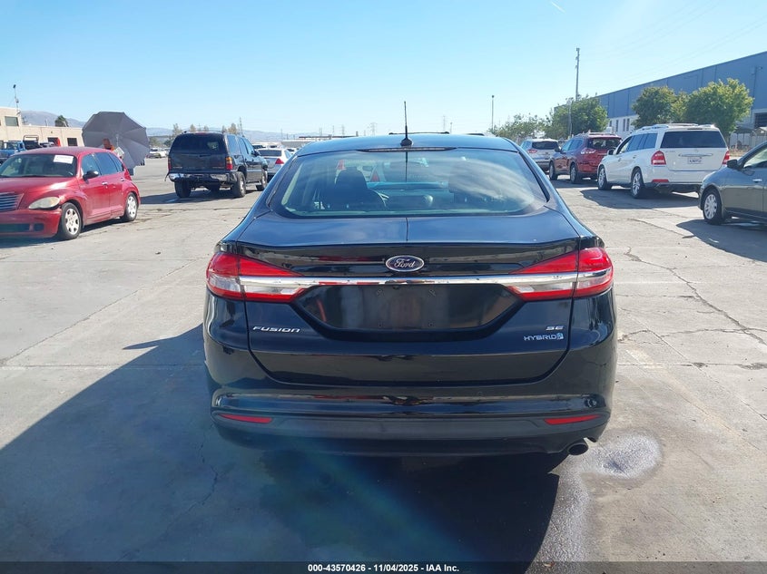 2017 Ford Fusion Hybrid Se VIN: 3FA6P0LUXHR264753 Lot: 43570426