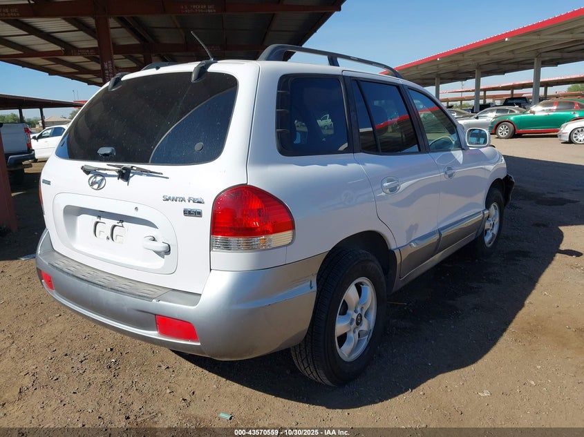 KM8SC13E06U050519 2006 HYUNDAI SANTA FE photo no. 4