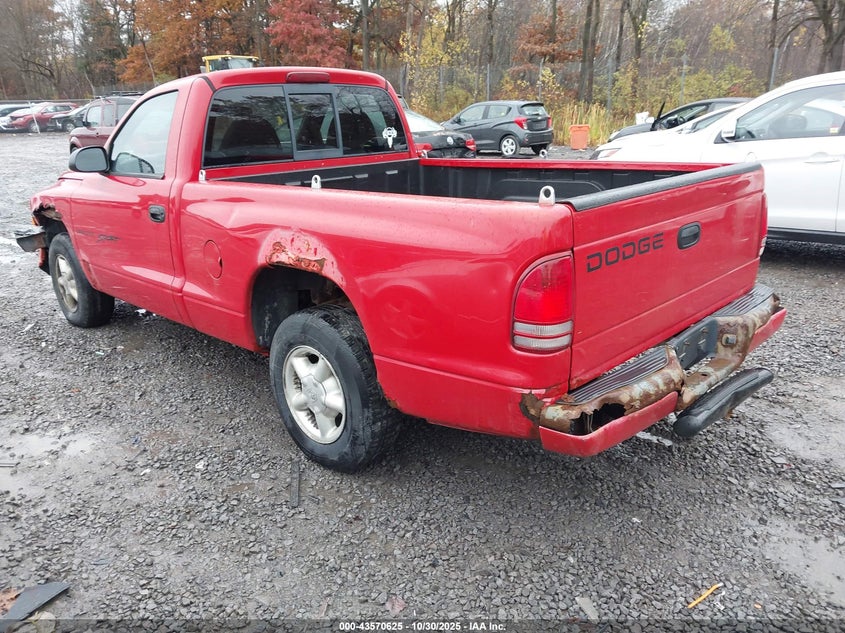 1B7FL26X9WS765478 1998 DODGE DAKOTA photo no. 3