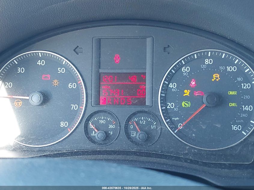 2007 Volkswagen Rabbit 4-Door VIN: WVWDR91K27W179421 Lot: 43570635