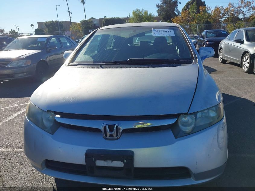 2006 Honda Civic Lx VIN: 2HGFA16586H512241 Lot: 43570699