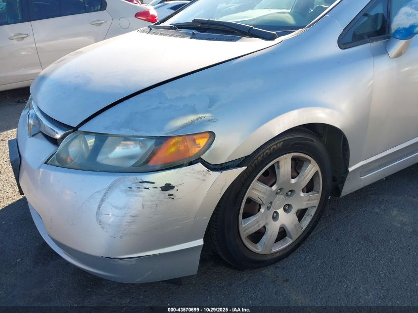 2006 Honda Civic Lx VIN: 2HGFA16586H512241 Lot: 43570699