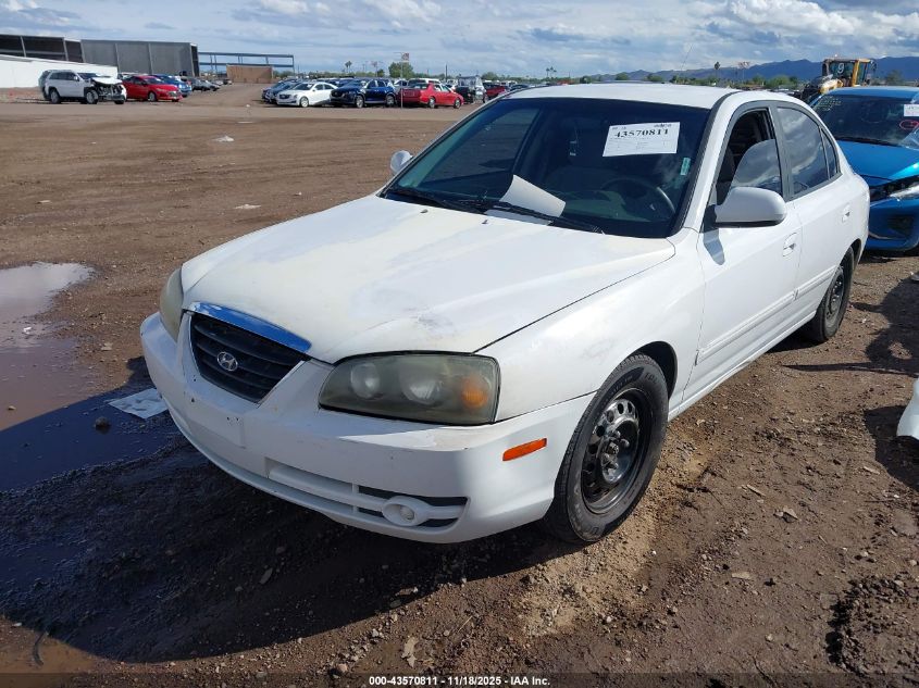 2005 Hyundai Elantra Gls/Gt VIN: KMHDN46DX5U171466 Lot: 43570811