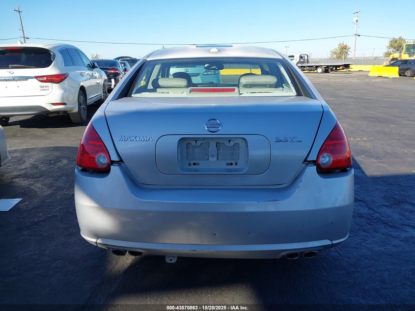 2008 Nissan Maxima 3.5 Sl VIN: 1N4BA41E58C814118 Lot: 43570863