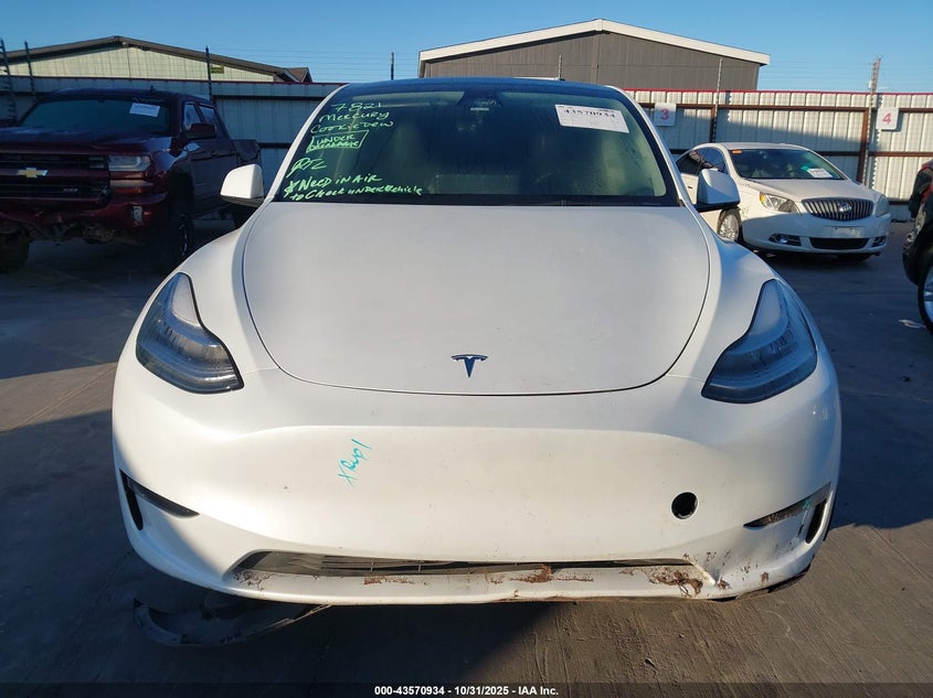 2023 Tesla Model Y Awd/Long Range Dual Motor All-Wheel Drive VIN: 7SAYGDEE2PA058634 Lot: 43570934