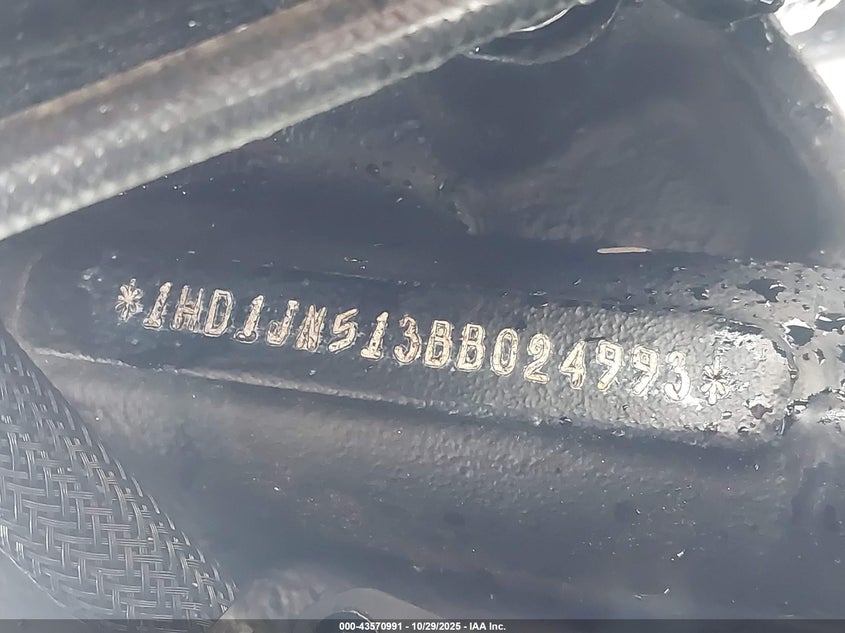 2011 Harley-Davidson Flstfb VIN: 1HD1JN513BB024993 Lot: 43570991