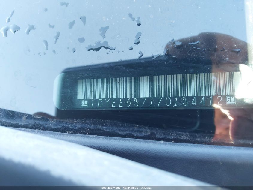 2007 Cadillac Srx V6 VIN: 1GYEE637170134412 Lot: 43571009