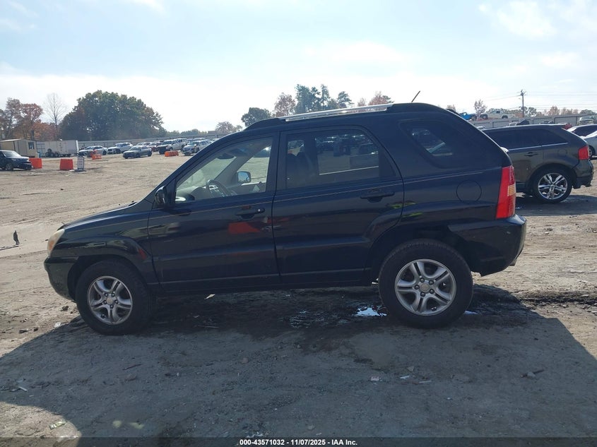 2007 Kia Sportage Ex V6 VIN: KNDJF723677316314 Lot: 43571032