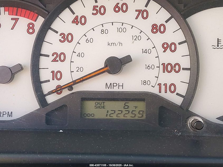 2003 Toyota Corolla S VIN: 2T1BR38E93C160680 Lot: 43571105