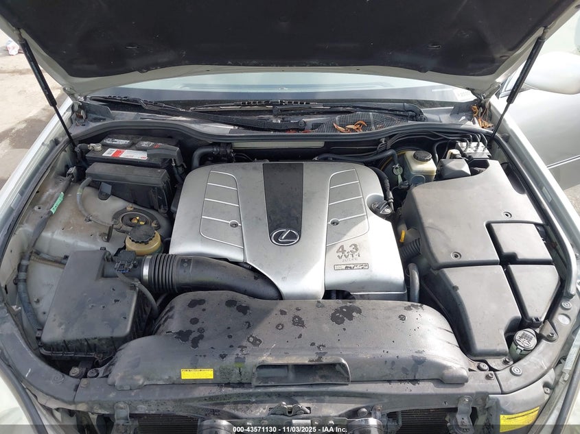 2002 Lexus Ls 430 VIN: JTHBN30F520056968 Lot: 43571130