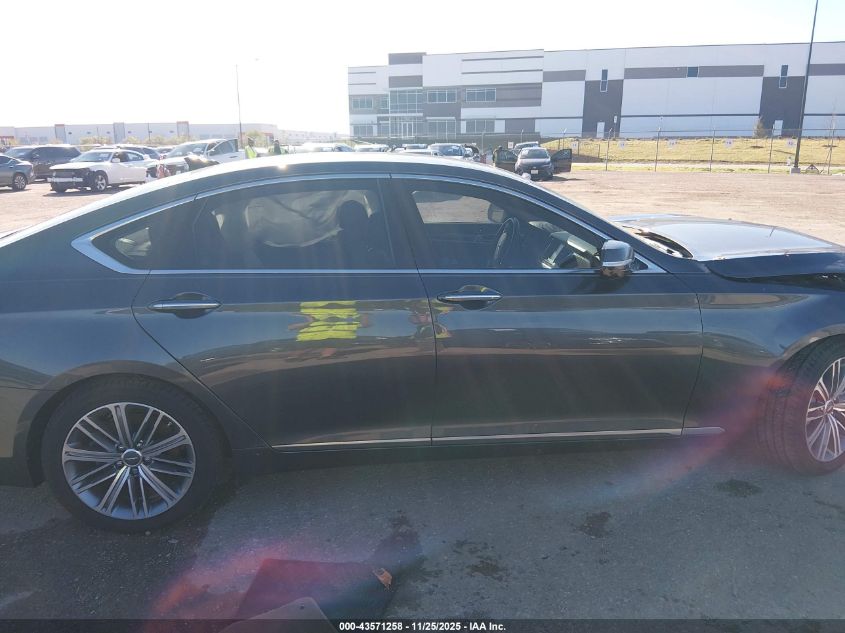 2018 Genesis G80 3.8 VIN: KMHGN4JE9JU227503 Lot: 43571258