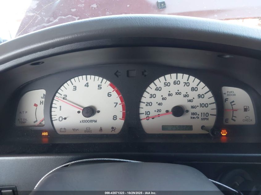 2003 Toyota Tacoma Base V6 VIN: 5TEHN72NX3Z274879 Lot: 43571323