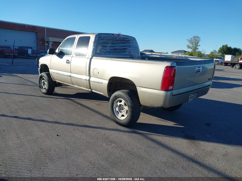 2002 GMC Sierra 1500 Sle gold truck gasoline 2GTEC19V221417144 photo #4