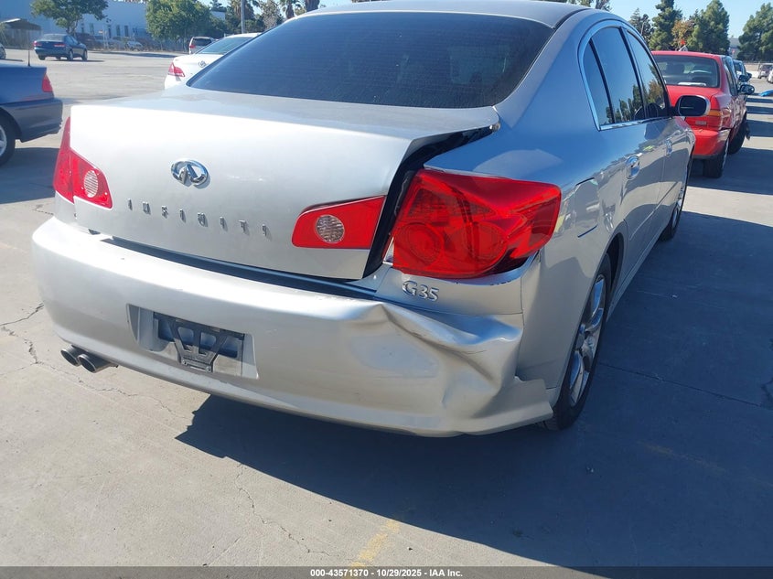 2005 Infiniti G35 VIN: JNKCV51EX5M216359 Lot: 43571370