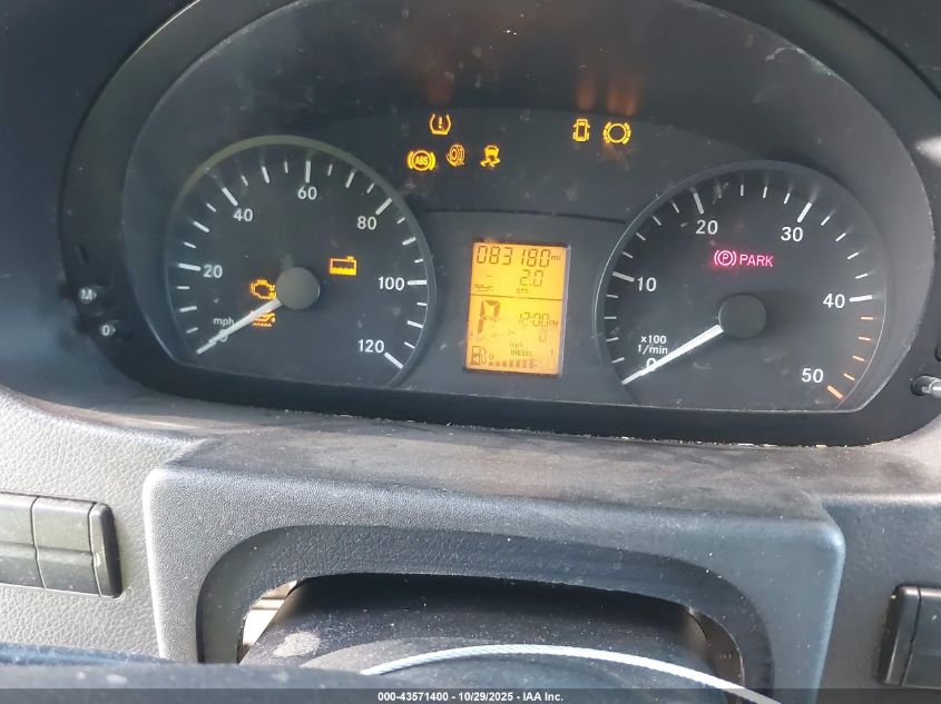 2010 Mercedes-Benz Sprinter Van 2500 High Roof VIN: WD3PE8CC8A5463412 Lot: 43571400