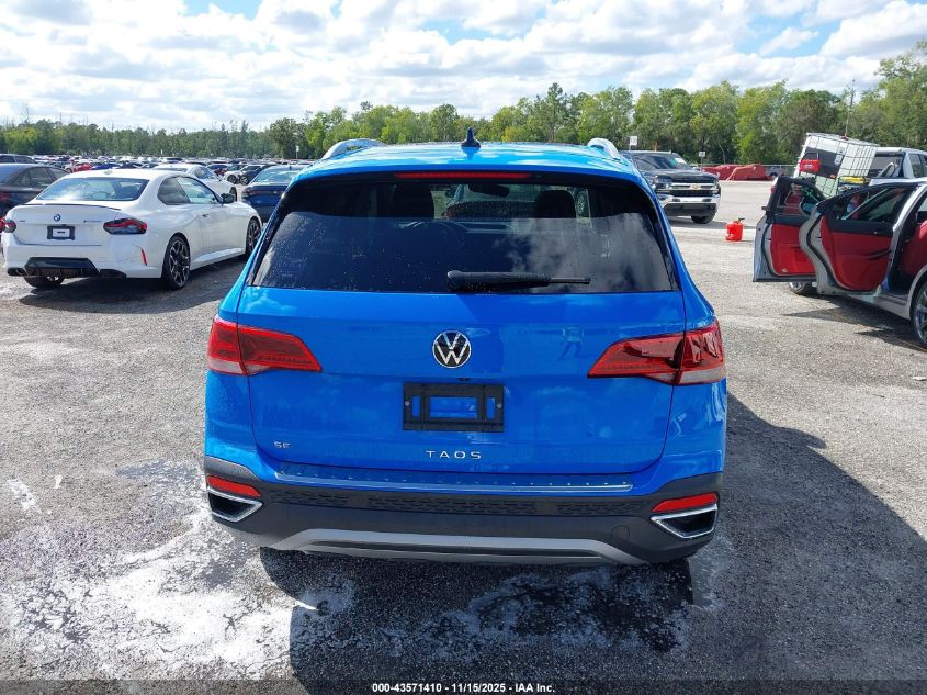 2024 Volkswagen Taos 1.5T Se VIN: 3VVEX7B20RM003761 Lot: 43571410
