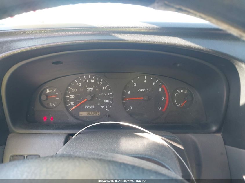 2000 Nissan Xterra Se/Xe VIN: 5N1ED28Y4YC587647 Lot: 43571488