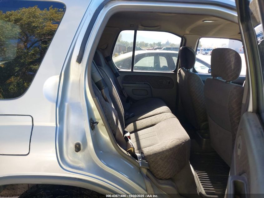 2000 Nissan Xterra Se/Xe VIN: 5N1ED28Y4YC587647 Lot: 43571488