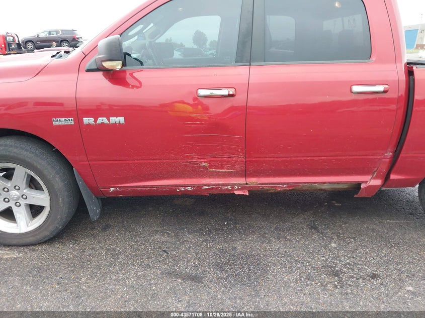 2009 Dodge Ram 1500 Slt/Sport/Trx VIN: 1D3HB13T99S720849 Lot: 43571708