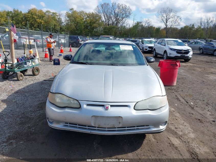 2004 Chevrolet Monte Carlo Ls VIN: 2G1WW12E249399506 Lot: 43571722