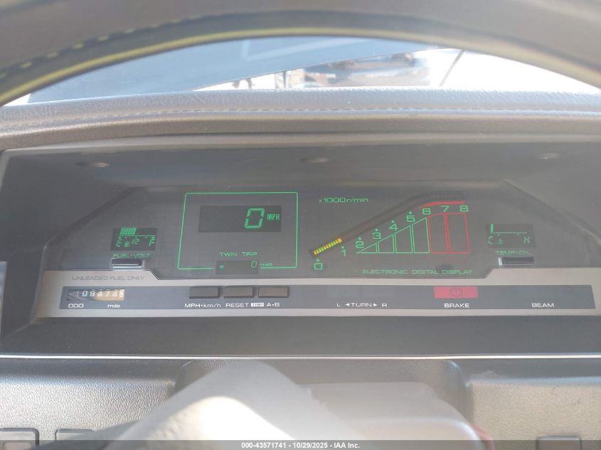 1988 Nissan Maxima VIN: JN1HU11P4JX879250 Lot: 43571741