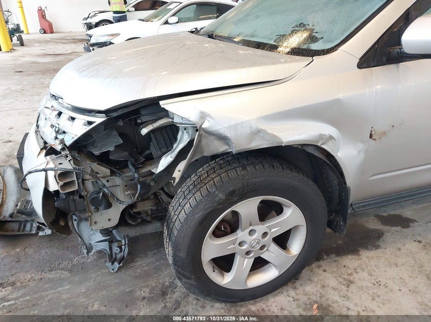 2004 Nissan Murano Sl VIN: JN8AZ08W14W340431 Lot: 43571793