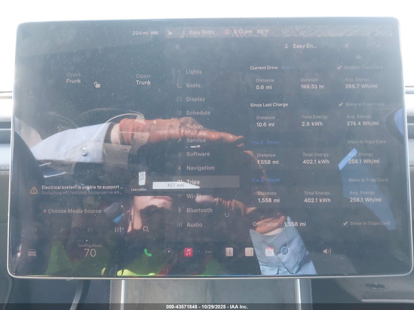 2026 Tesla Model Y Long Range Dual Motor All-Wheel Drive VIN: 7SAYGDED3TF441227 Lot: 43571848